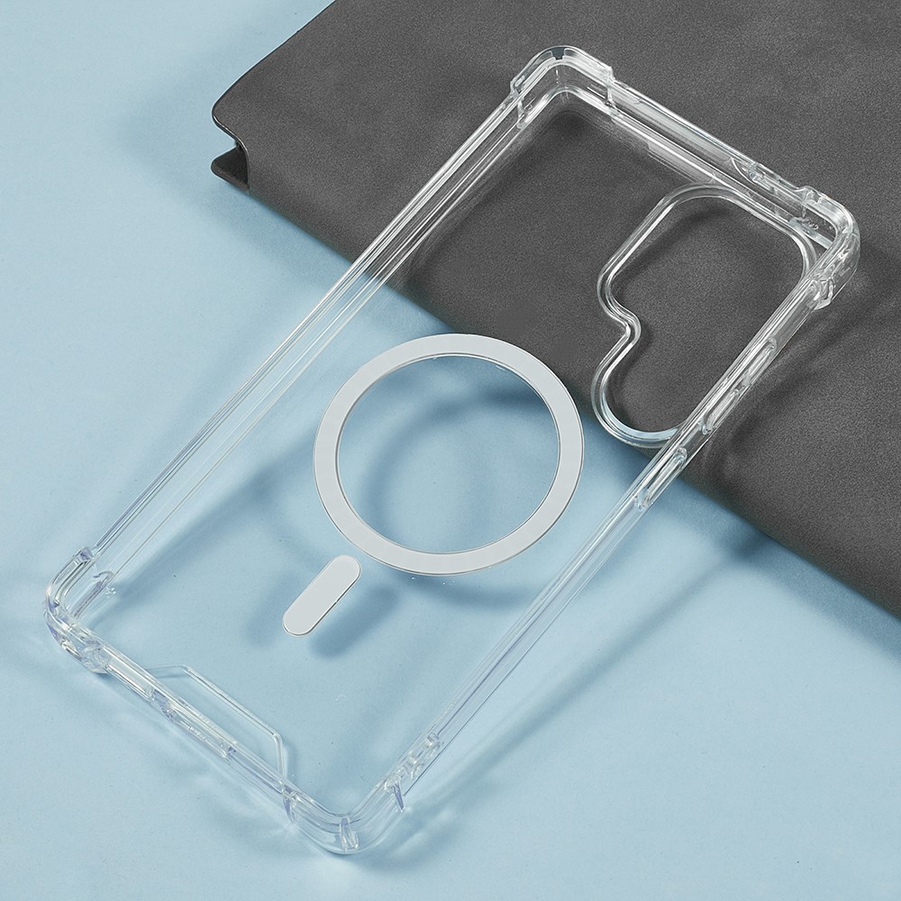  Galaxy S26 Ultra Skal MagSafe Shockproof Hybrid Transparent