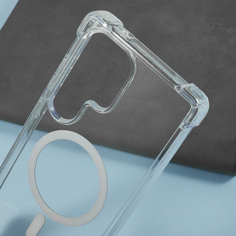 Galaxy S26 Ultra Skal MagSafe Shockproof Hybrid Transparent