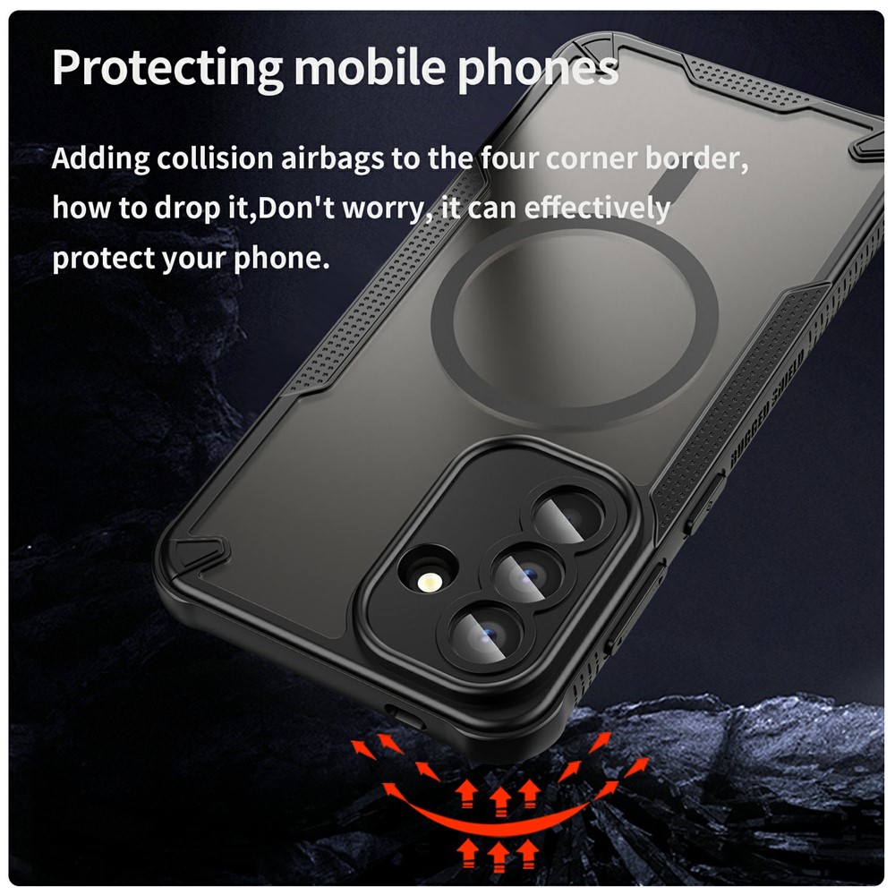  Samsung Galaxy A57 5G Skal MagSafe Hybrid Armor Svart