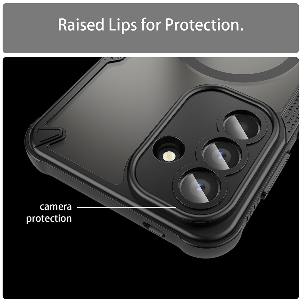  Samsung Galaxy A57 5G Skal MagSafe Hybrid Armor Svart