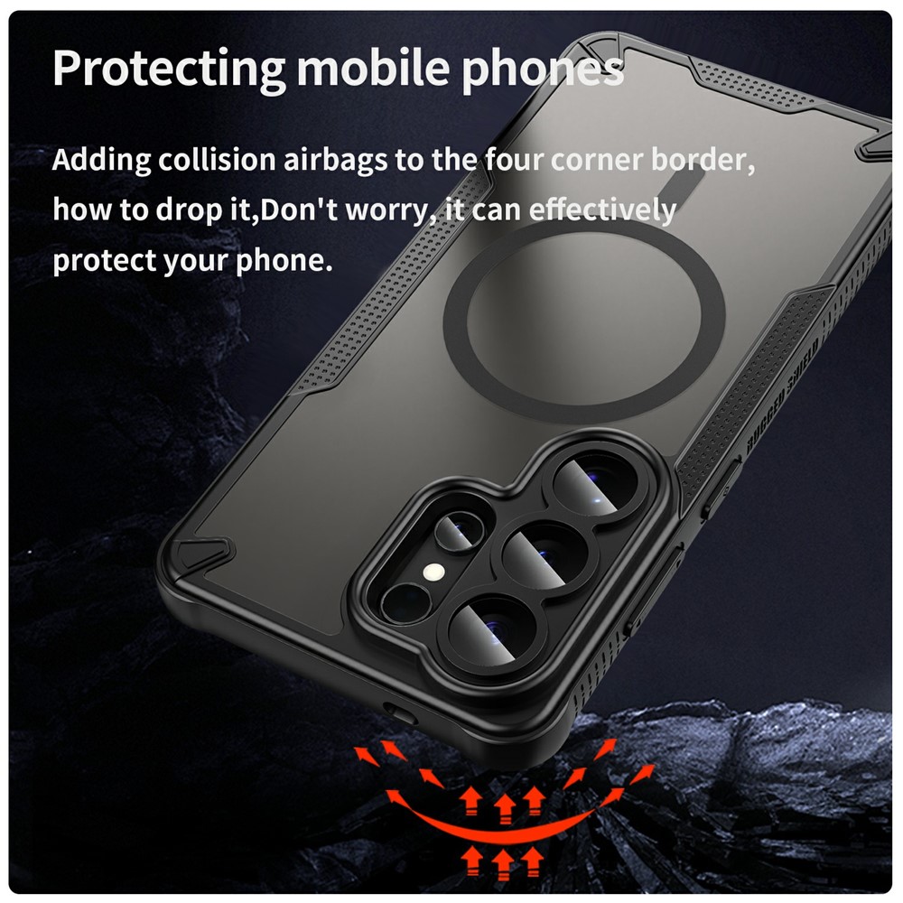  Samsung Galaxy S26 Ultra Skal MagSafe Hybrid Armor Svart