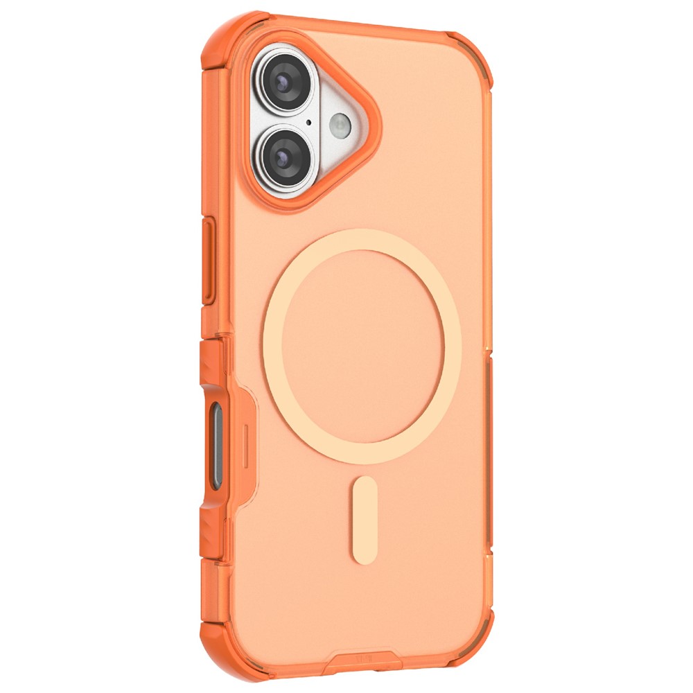 iPhone 17 Skal MagSafe Shockproof Hybrid Orange