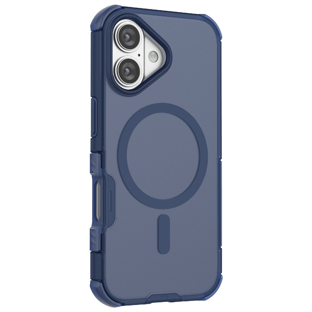  iPhone 17 Skal MagSafe Shockproof Hybrid Blå