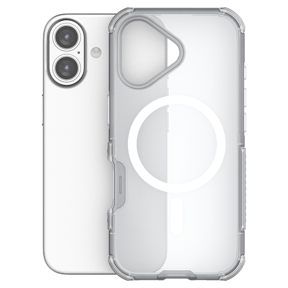  iPhone 17 Skal MagSafe Shockproof Hybrid Vit