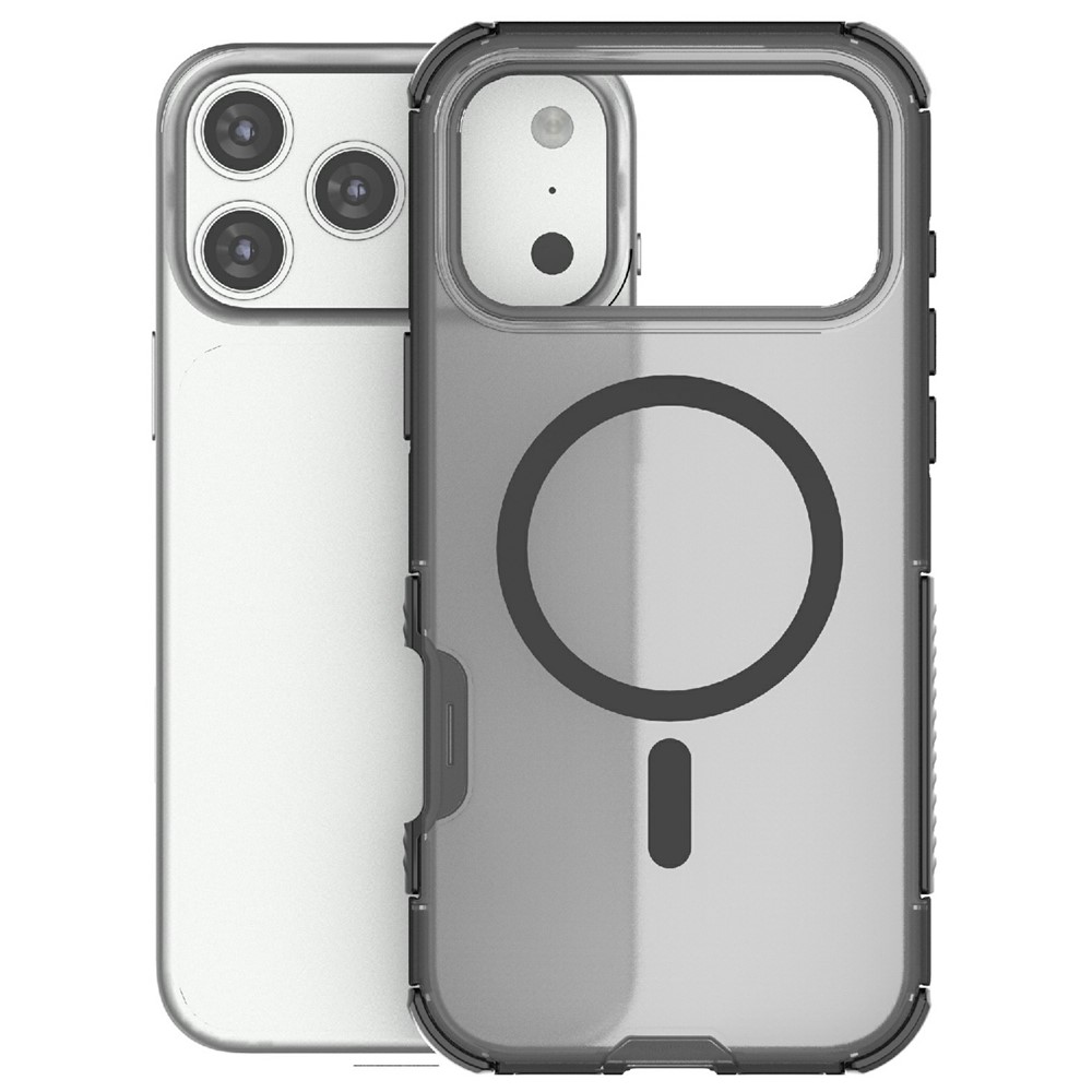  iPhone 17 Pro Skal MagSafe Shockproof Hybrid Svart