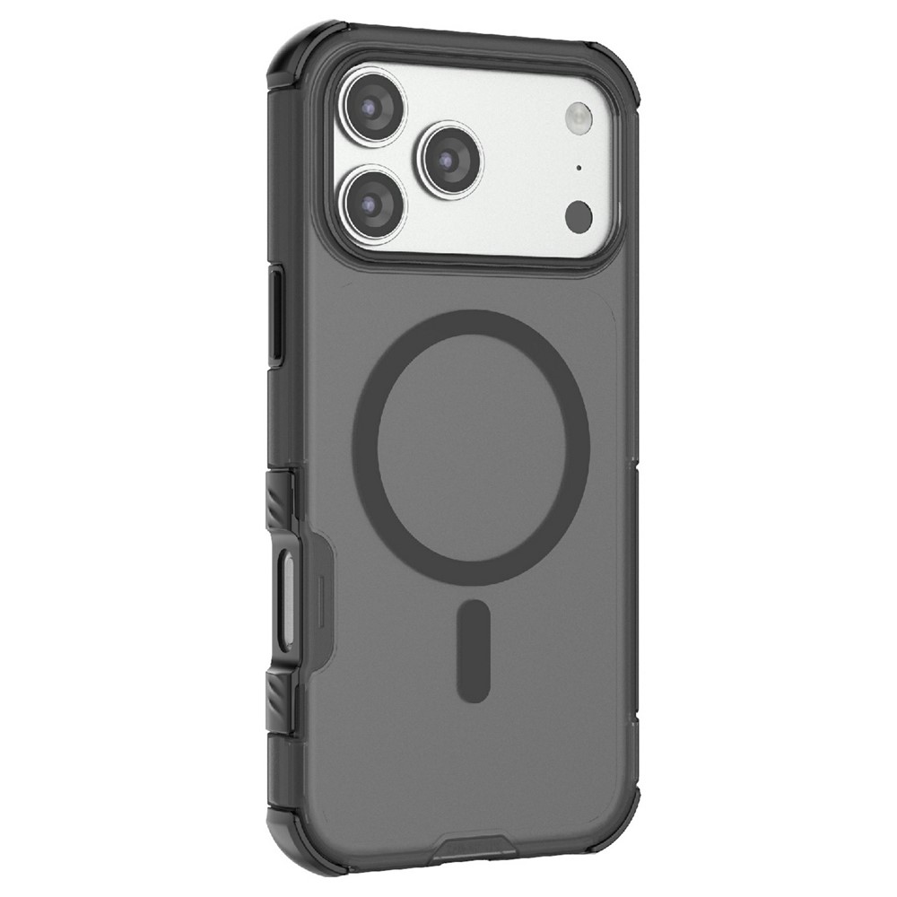  iPhone 17 Pro Max Skal MagSafe Shockproof Hybrid Svart