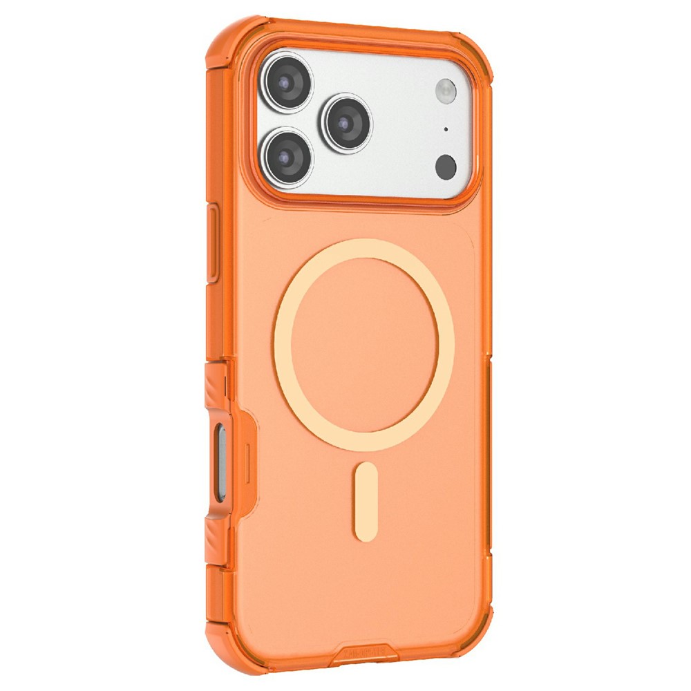  iPhone 17 Pro Max Skal MagSafe Shockproof Hybrid Orange