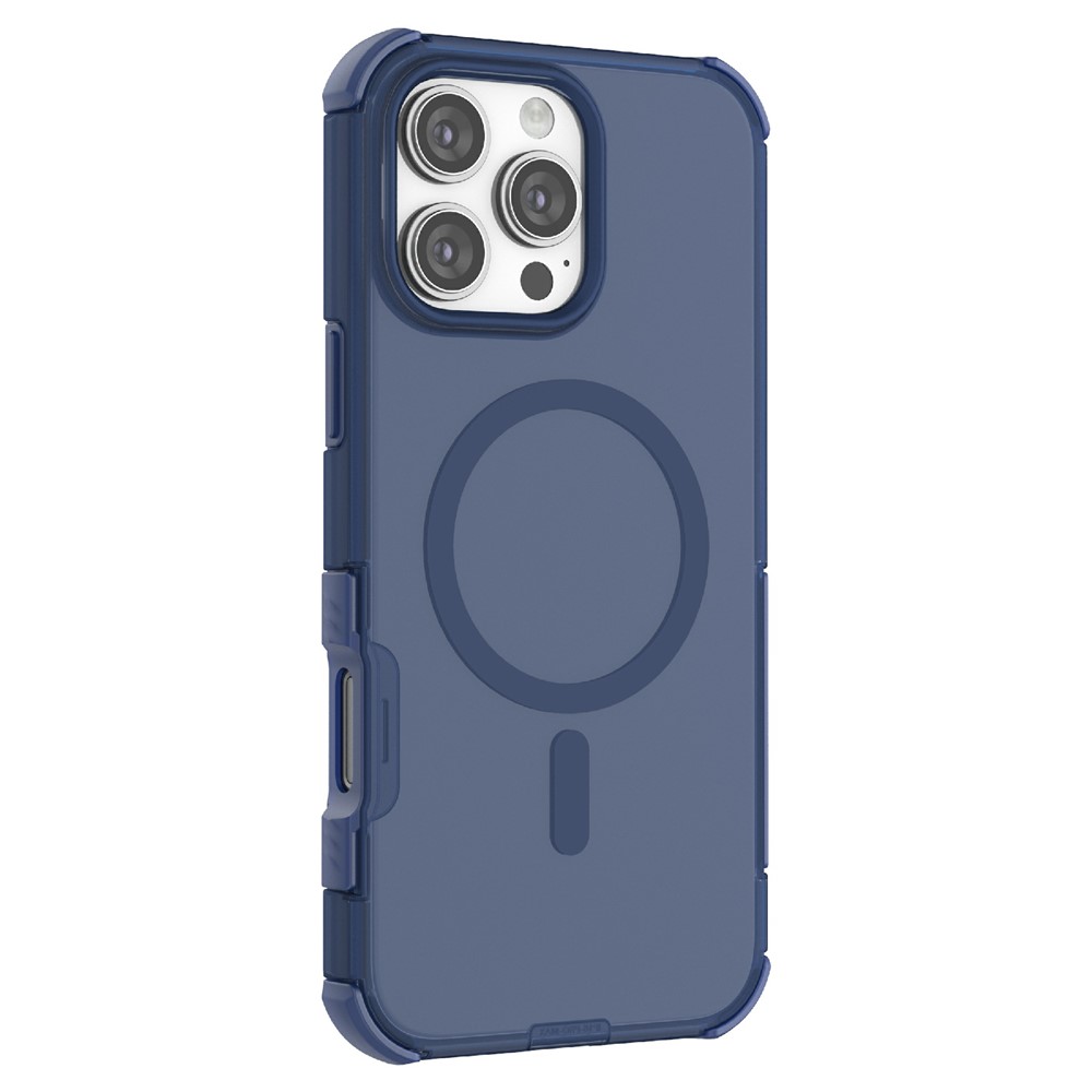  iPhone 16 Pro Skal MagSafe Shockproof Hybrid Blå