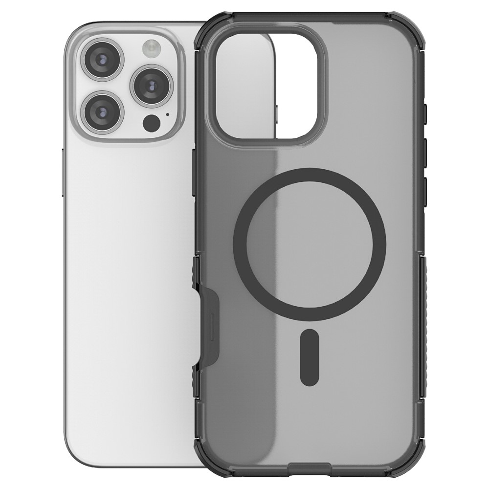  iPhone 16 Pro Max Skal MagSafe Shockproof Hybrid Svart