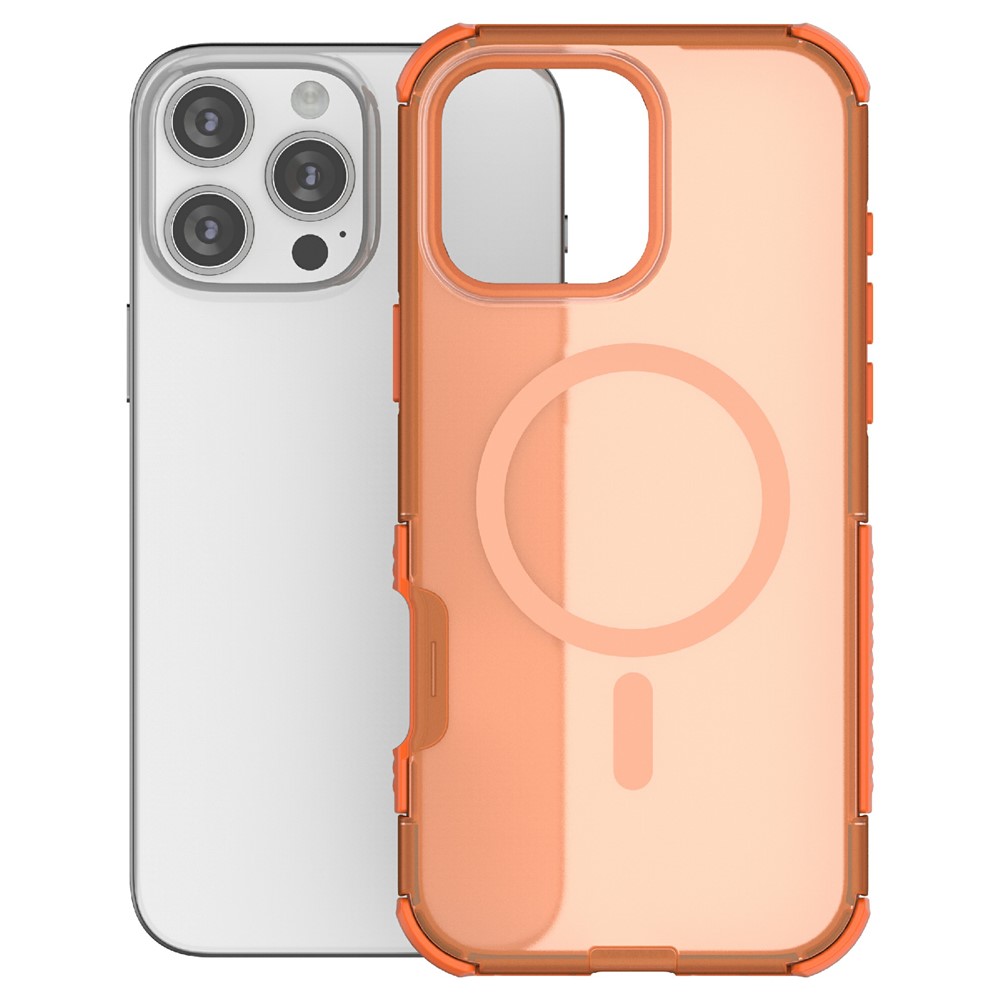  iPhone 16 Pro Max Skal MagSafe Shockproof Hybrid Orange