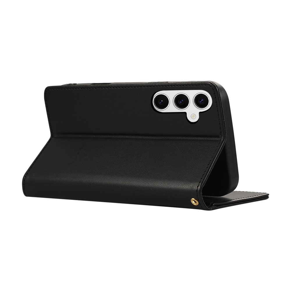  Samsung Galaxy A37 5G Fodral RFID Rhombus Läder Svart