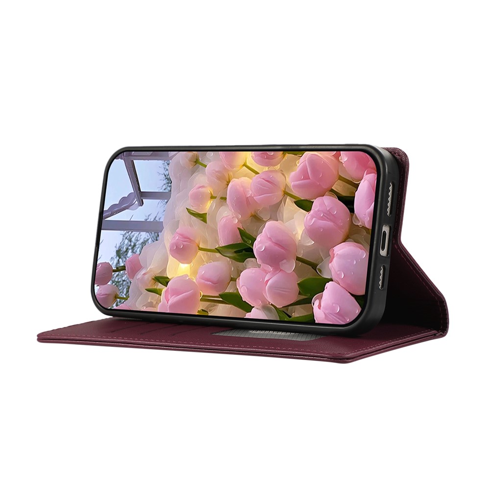  Samsung Galaxy S26 Ultra Fodral RFID Rhombus Läder Röd