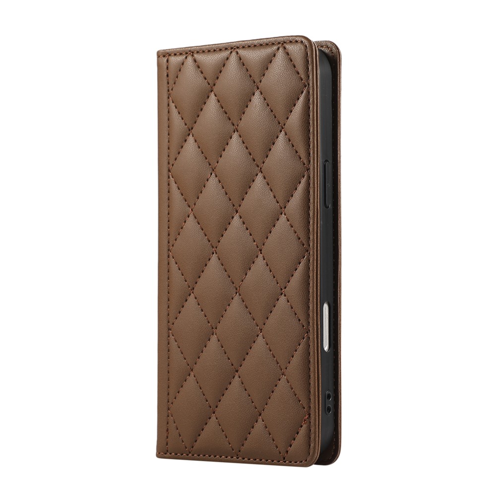  Samsung Galaxy S26 Ultra Fodral RFID Rhombus Läder Brun