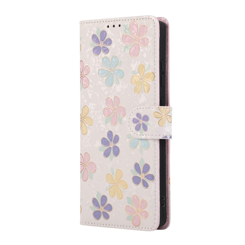  Samsung Galaxy S26 Ultra Fodral RFID Läder Färgglada Blommor