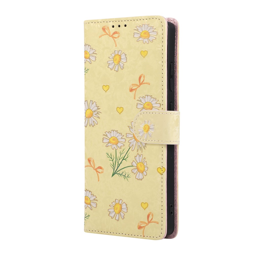  Samsung Galaxy S26 Ultra Fodral RFID Läder Yellow Daisy