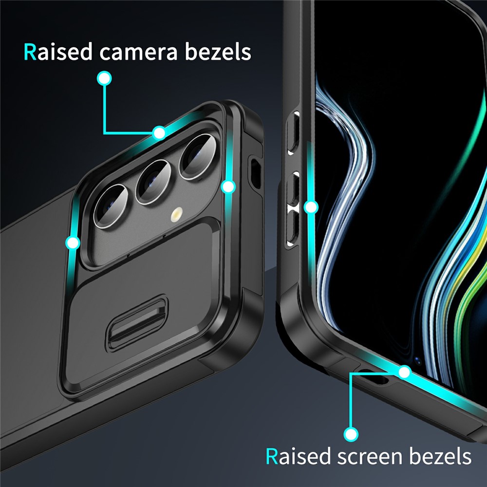  Samsung Galaxy A57 5G Skal Hybrid Armor CamCover Blå