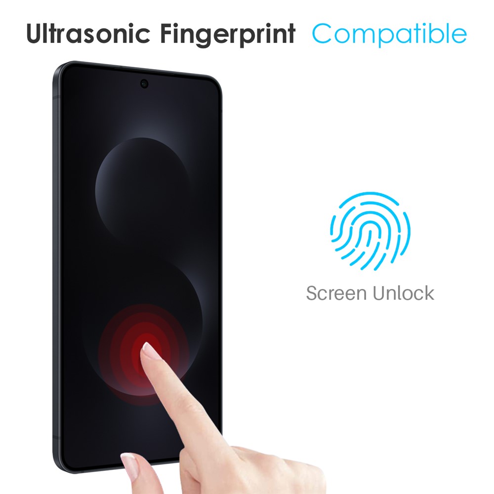 NORTHJO NORTHJO Galaxy S26 2-PACK Skärmskydd Heltäckande Härdat Glas