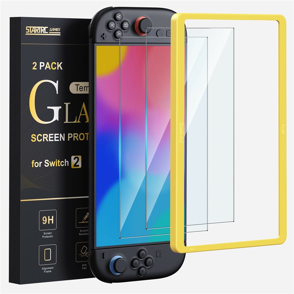  Nintendo Switch 2 2-PACK Skärmskydd Härdat Glas