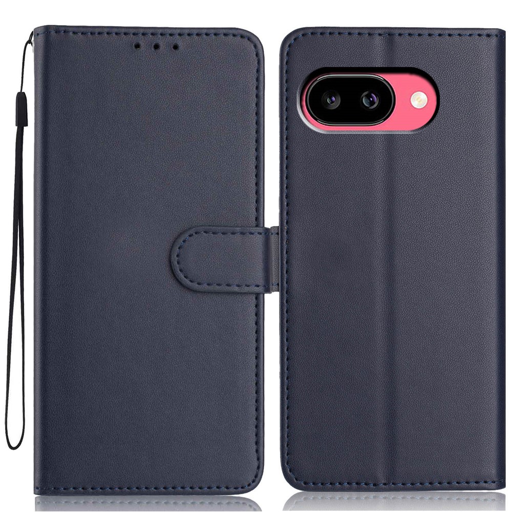  Google Pixel 10a Fodral Läder Mörk Blå