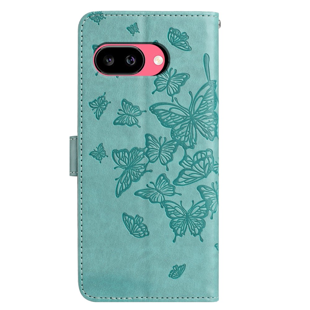  Google Pixel 10a Fodral Med Fjäril Tryck Grön