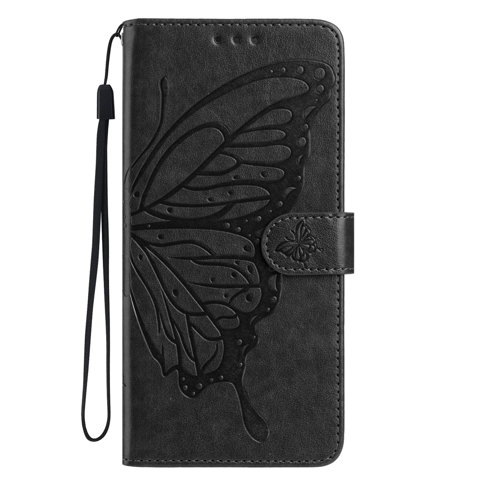  Google Pixel 10a Fodral Med Fjäril Tryck Svart