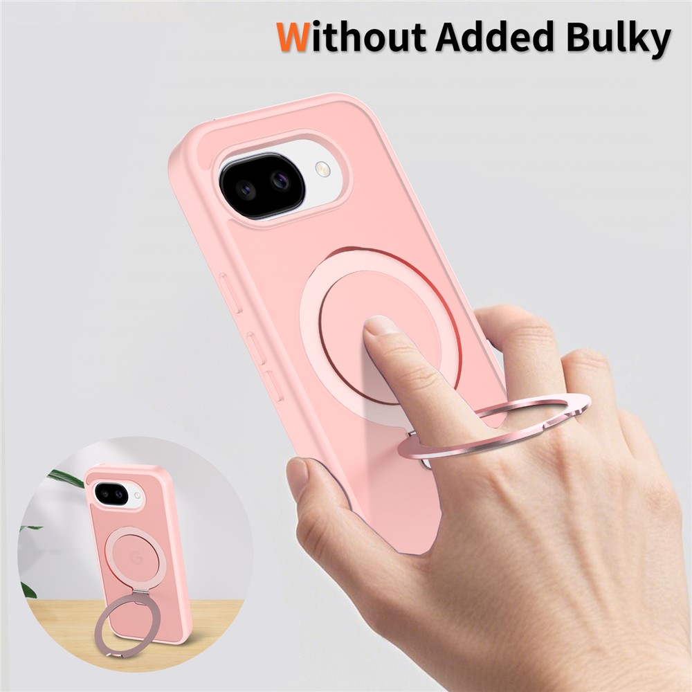  Google Pixel 10a Skal MagSafe Kickstand Hybrid Rosa