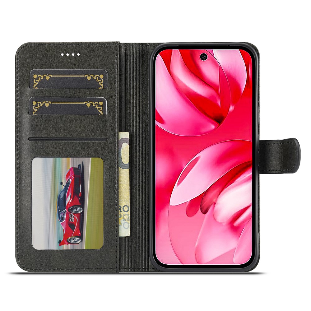 LC.IMEEKE LC.IMEEKE Google Pixel 10a Fodral Läder Svart