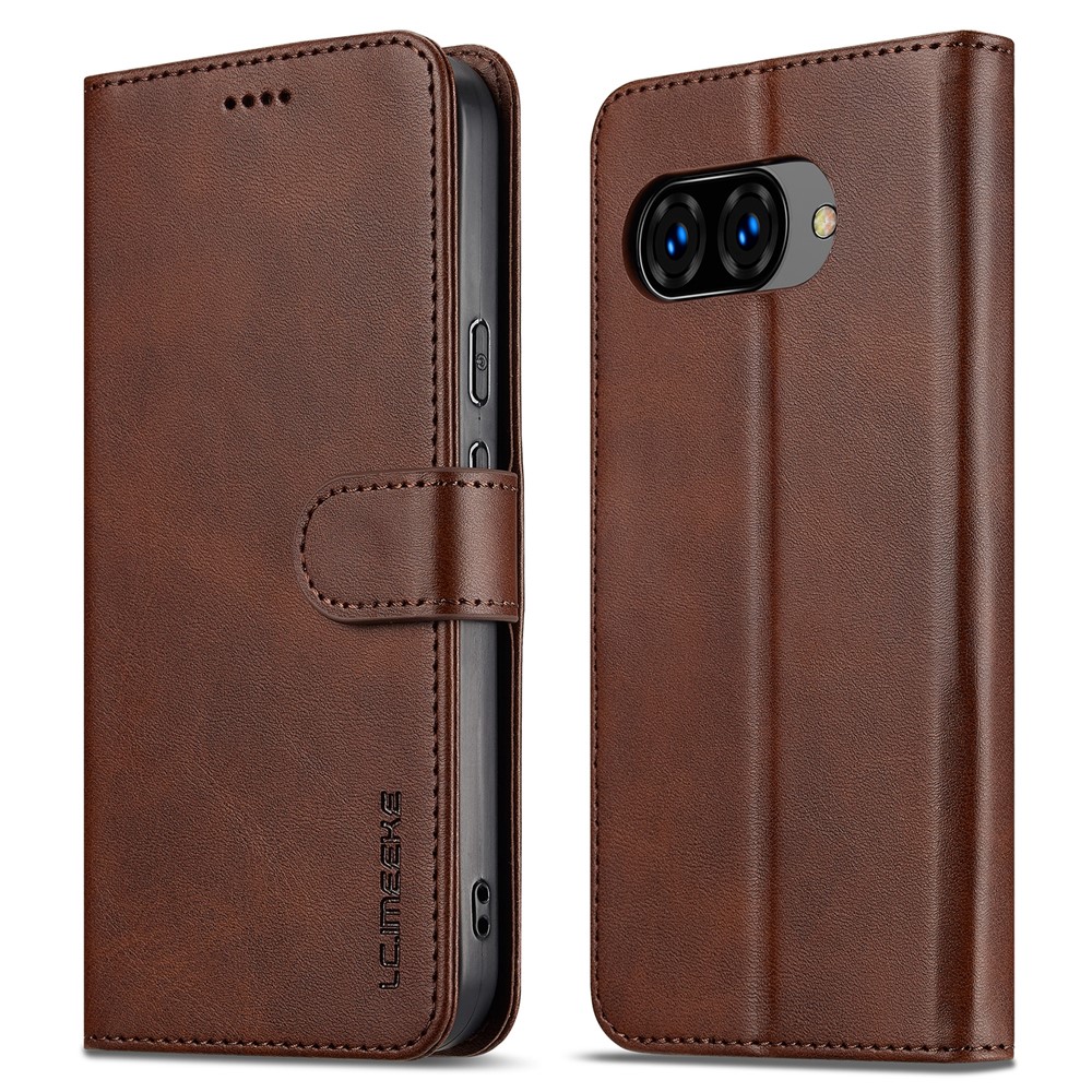 LC.IMEEKE LC.IMEEKE Google Pixel 10a Fodral Läder Brun