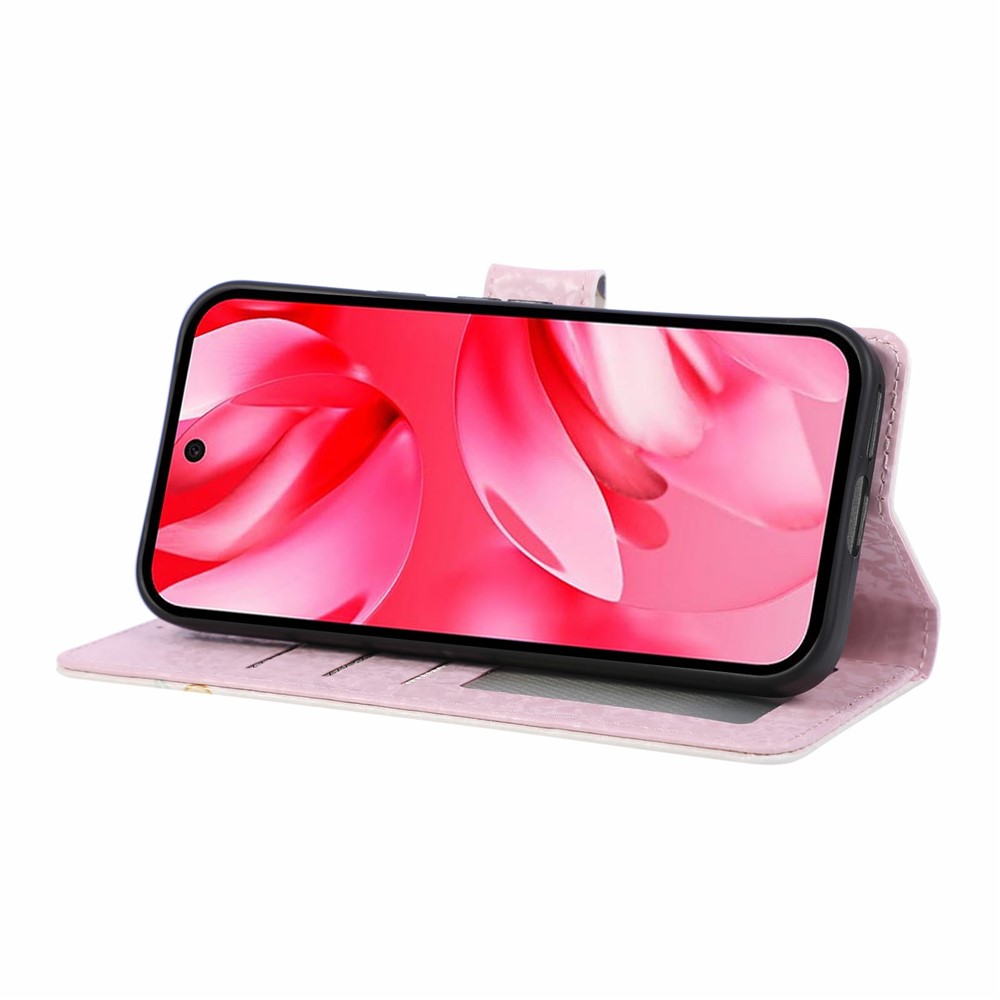  Google Pixel 10a Fodral RFID Läder Fjärilar / Blommor