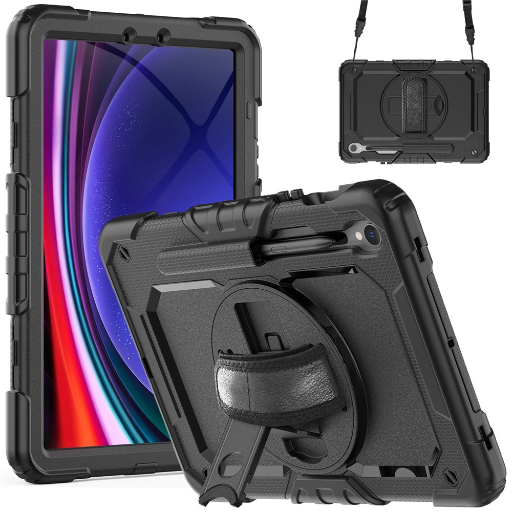  Galaxy Tab S10 Lite/S10 FE/S9 Skal 360 Shockproof Hybrid Kickstand