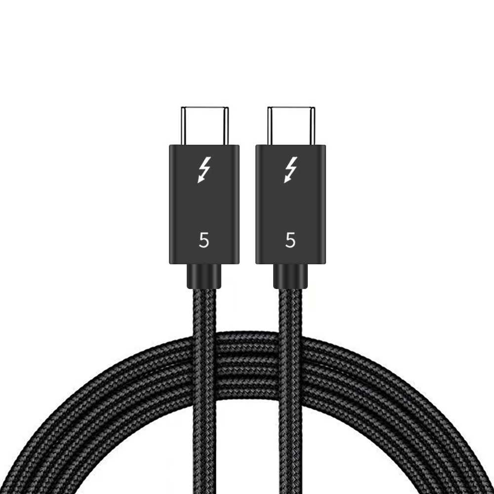  1.5m Thunderbolt 5 Kabel USB-C 240W 8K / 60Hz PD Svart