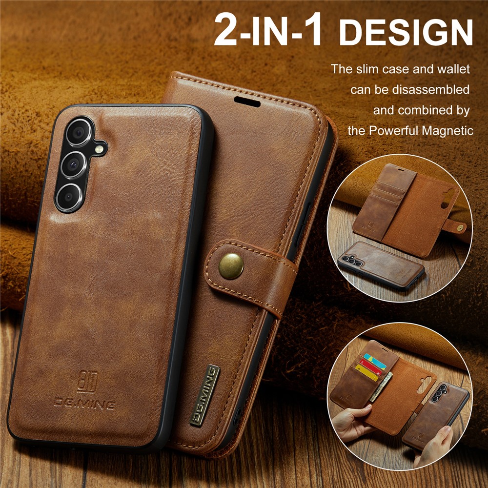 DG.MING DG.MING Samsung Galaxy S26 2in1 Fodral / Skal Brun