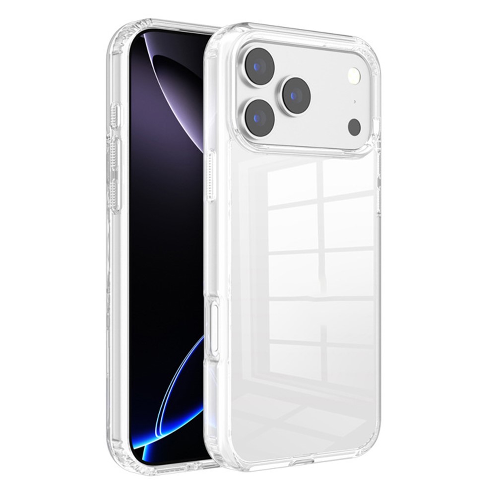  iPhone 17 Pro Max Skal Hybrid Transparent
