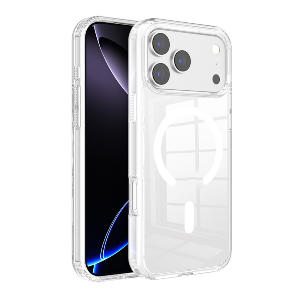  iPhone 17 Pro Skal MagSafe Hybrid Transparent