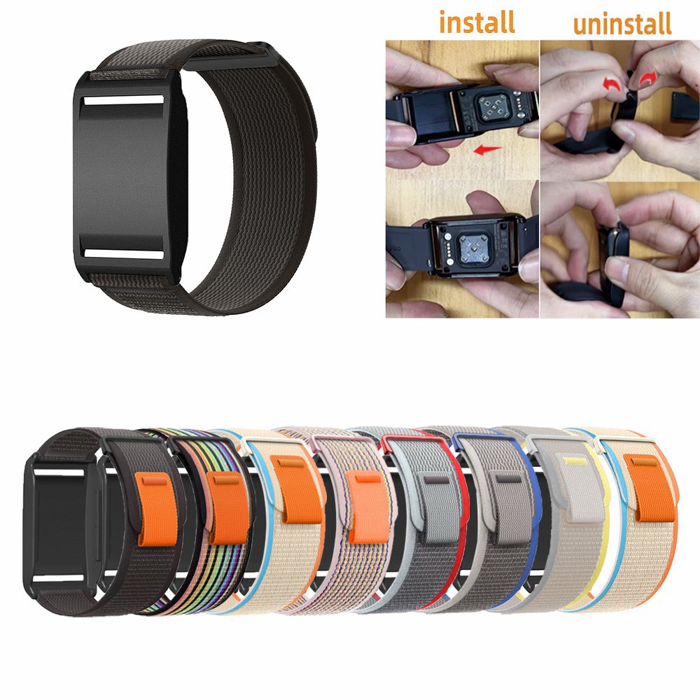  Polar Loop Klockarmband Nylon Svart