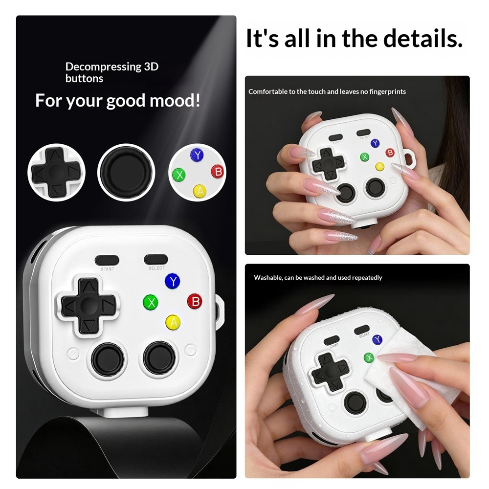  Samsung Galaxy Buds 4 / 4 Pro Skal Game Console Svart