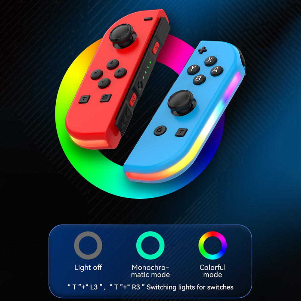  Nintendo Switch Joy-Con Kontroll RGB Rosa / Grön