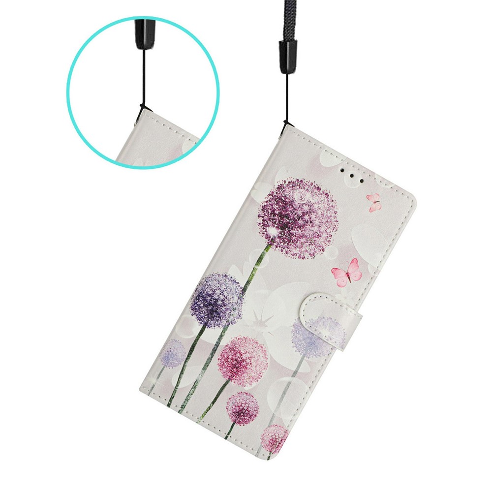  Xiaomi 17 Fodral Läder Maskrosor Rosa/Lila