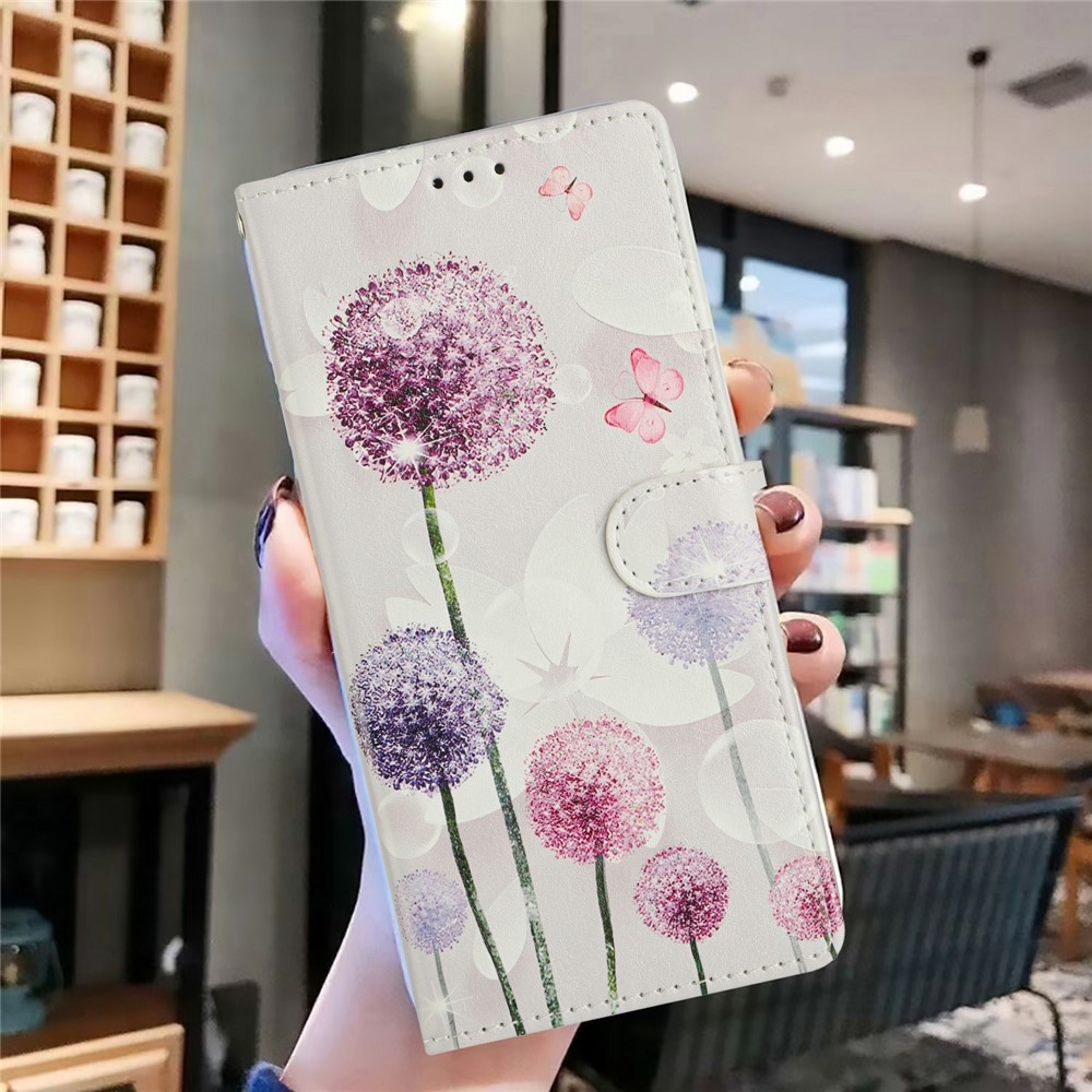  Xiaomi 17 Fodral Läder Maskrosor Rosa/Lila