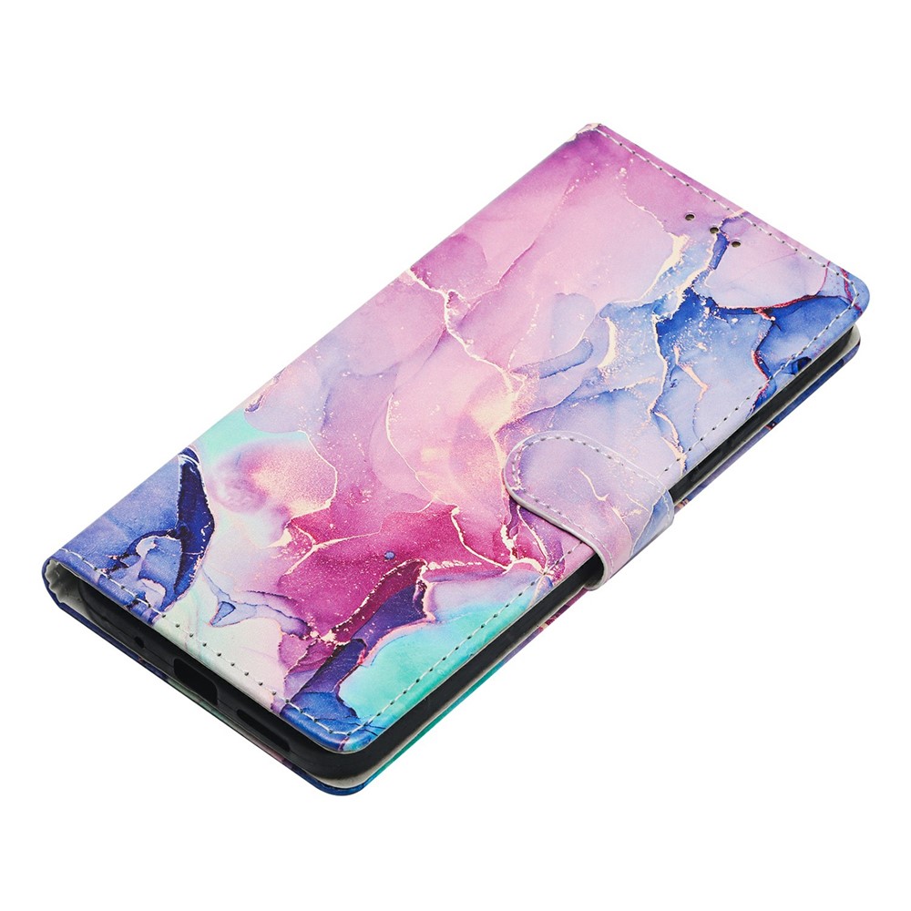  Xiaomi 17 Fodral Läder Marmor Rosa