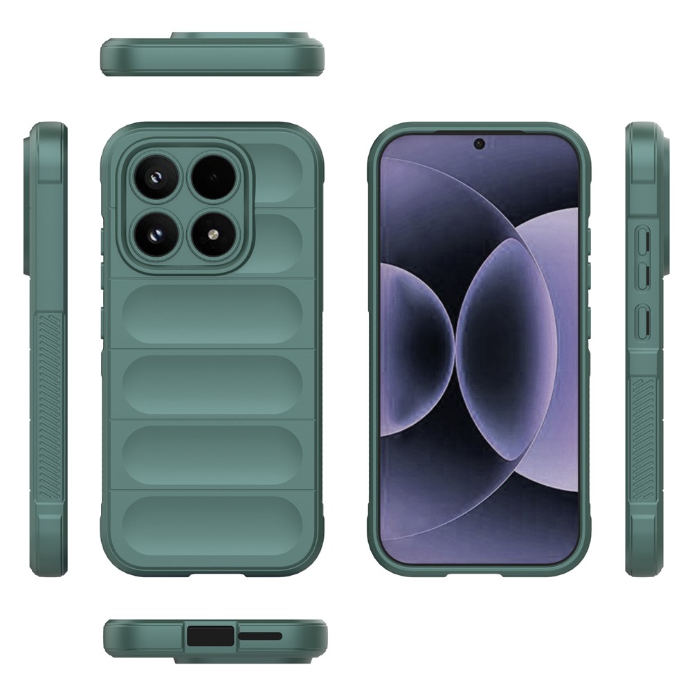  Xiaomi 17 Skal TPU Magic Shield Mörk Grön