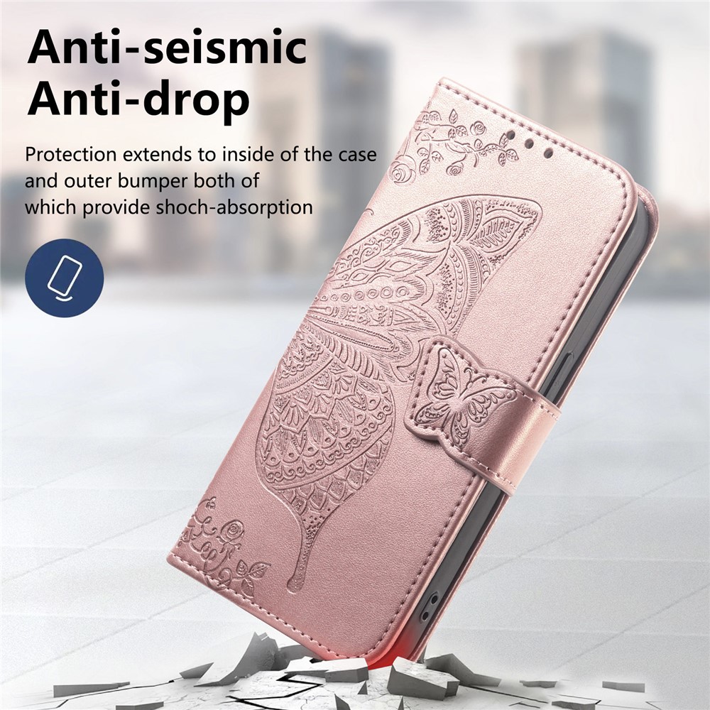  Xiaomi 17 Fodral Läder Mandala Roséguld