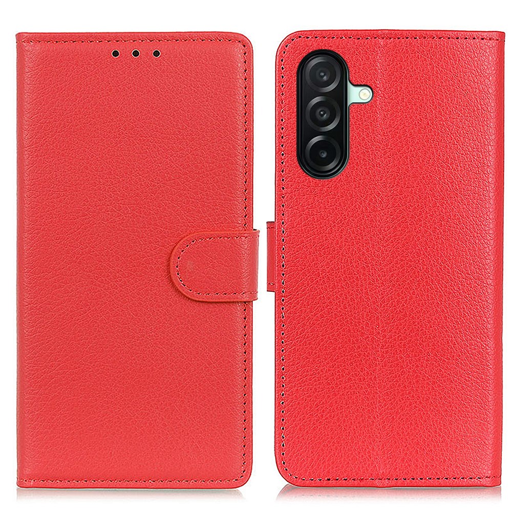  Samsung Galaxy A27 5G Fodral PU Läder Röd