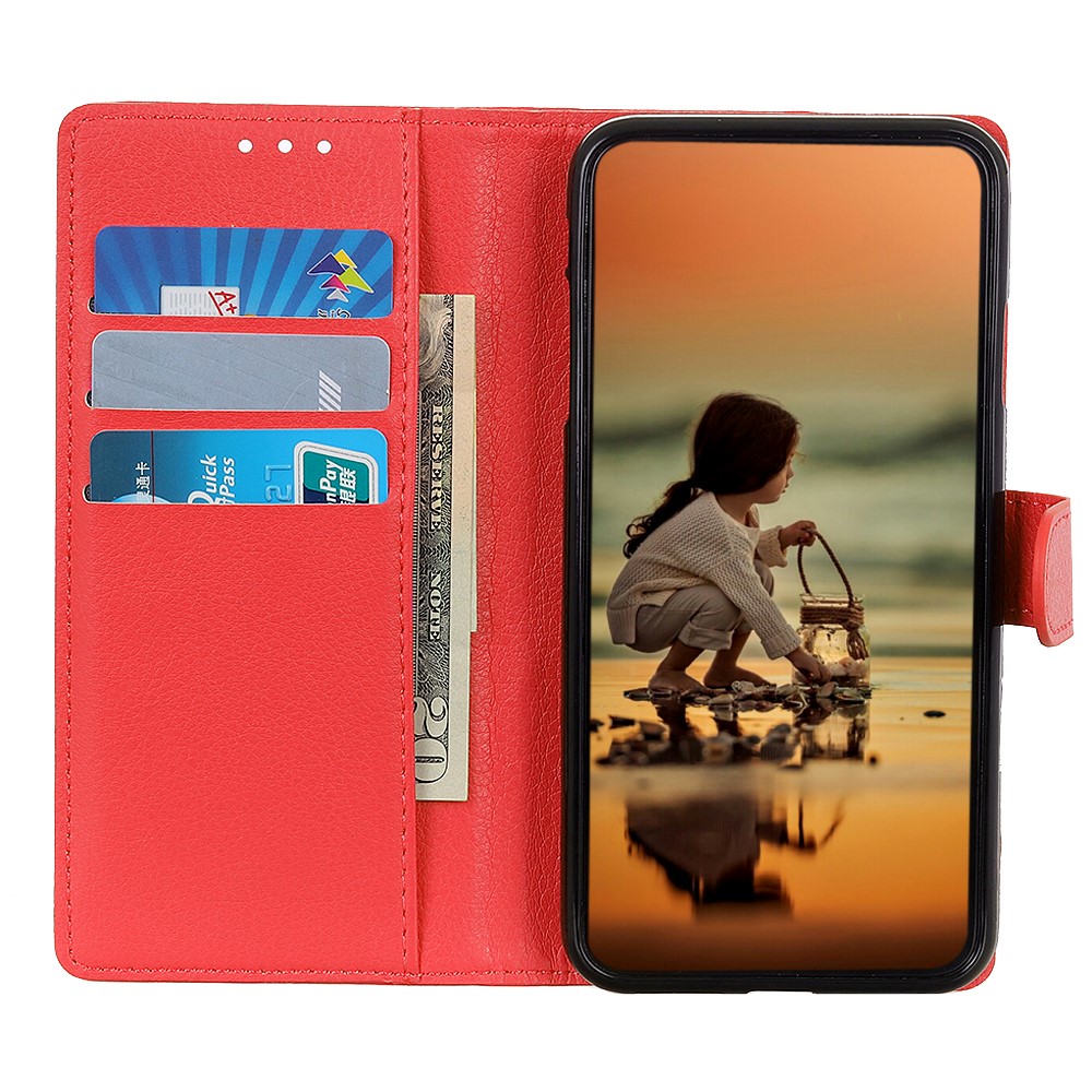  Samsung Galaxy A27 5G Fodral PU Läder Röd