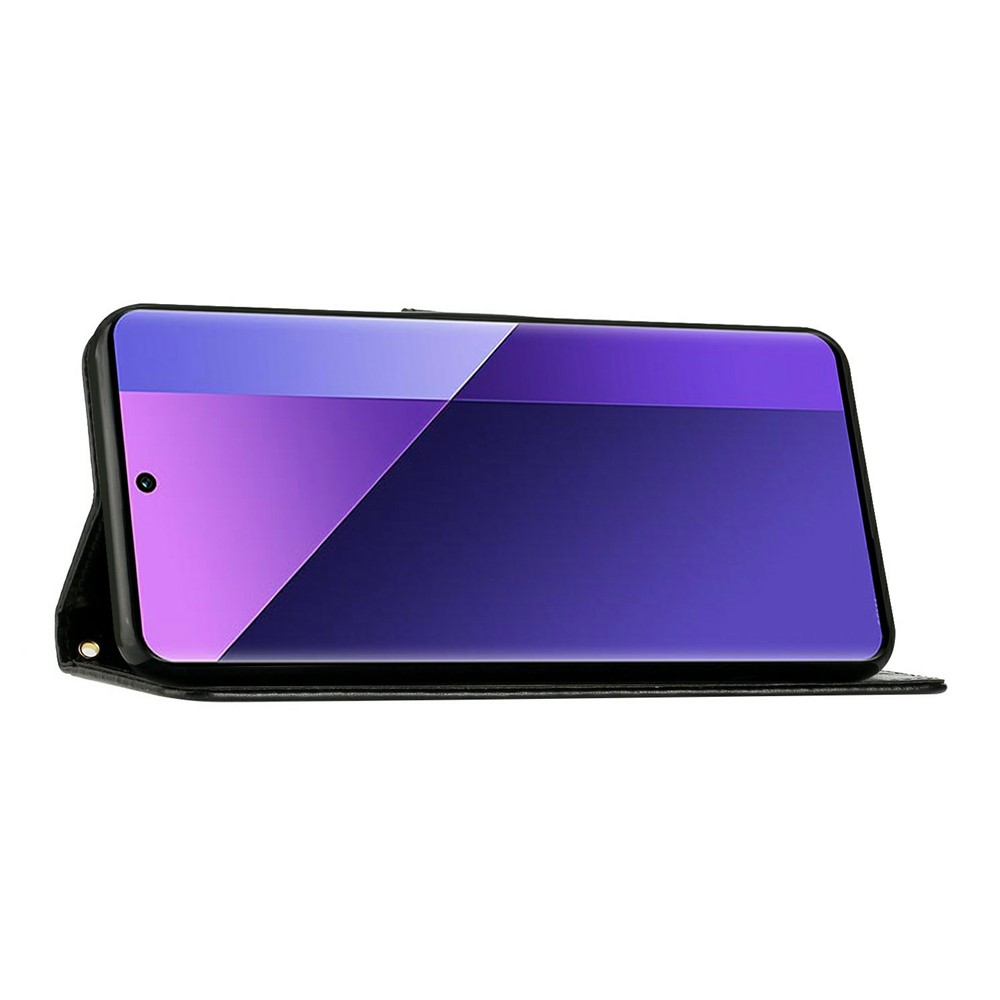  Samsung Galaxy A27 5G Fodral Blommor/Fjärilar Svart