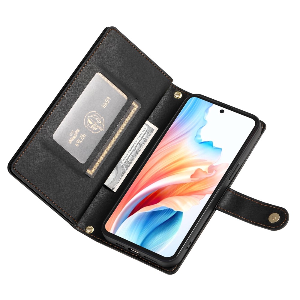 Samsung Galaxy A27 5G Fodral Med Kortfack Svart