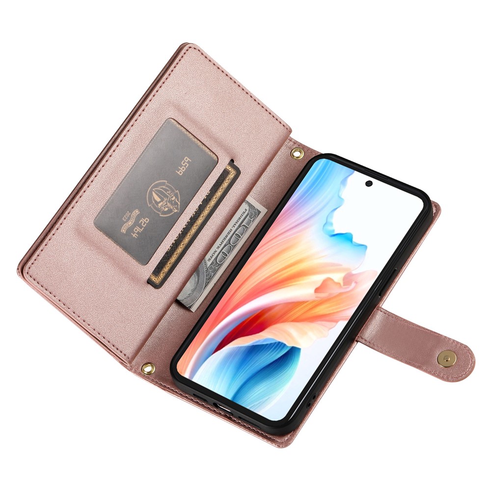  Samsung Galaxy A27 5G Fodral Med Kortfack Roséguld