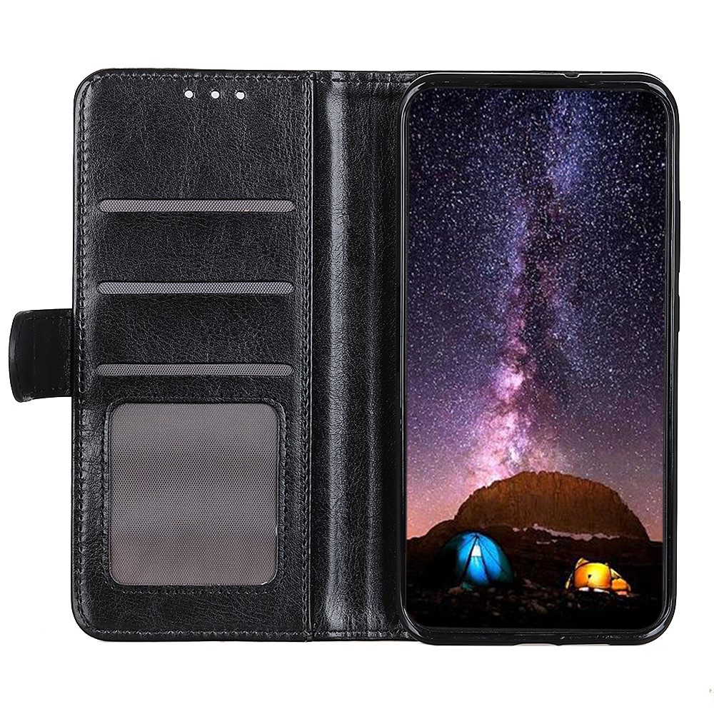  Xiaomi 17T Pro Fodral Crazy Horse Läder Svart