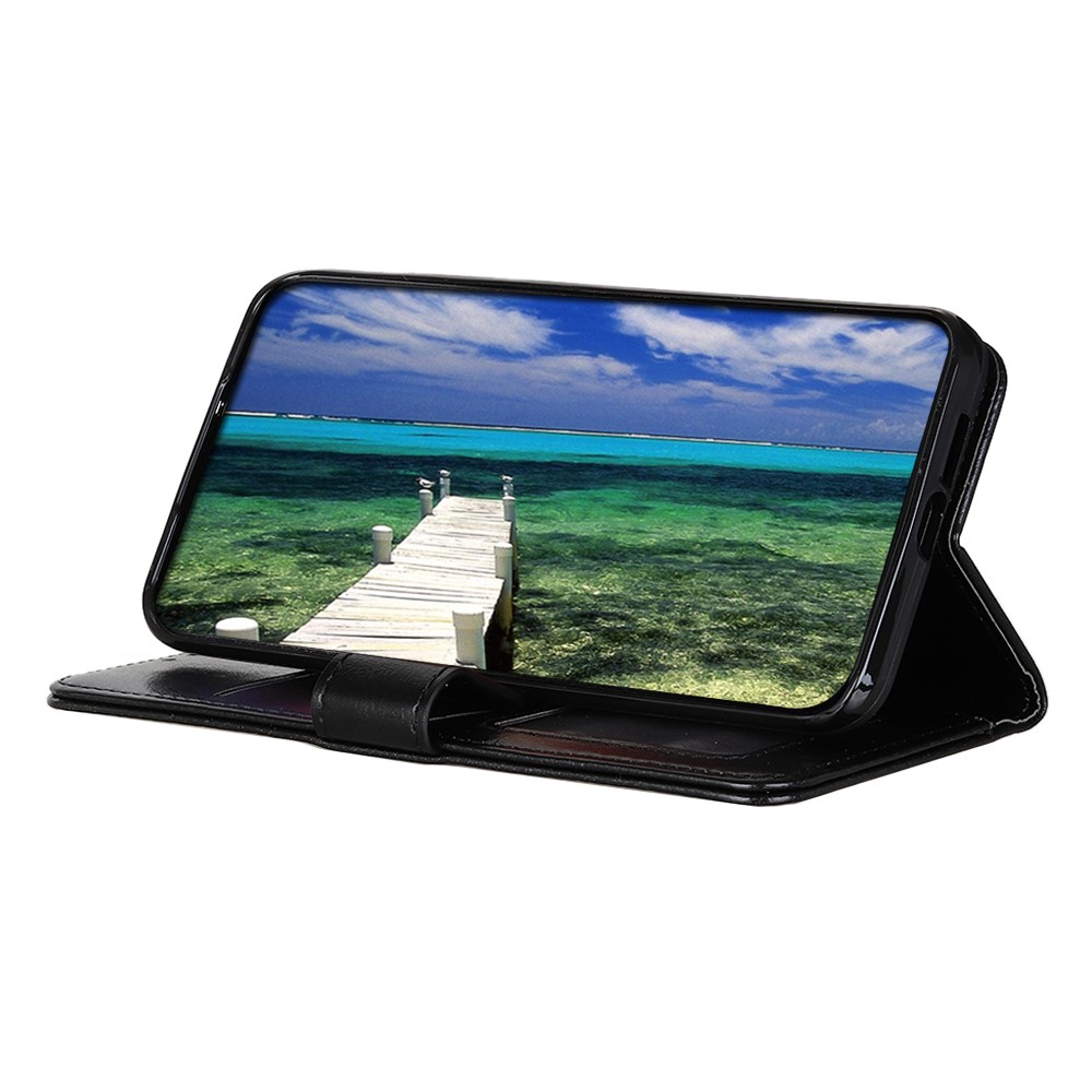  Xiaomi 17T Pro Fodral Crazy Horse Läder Svart
