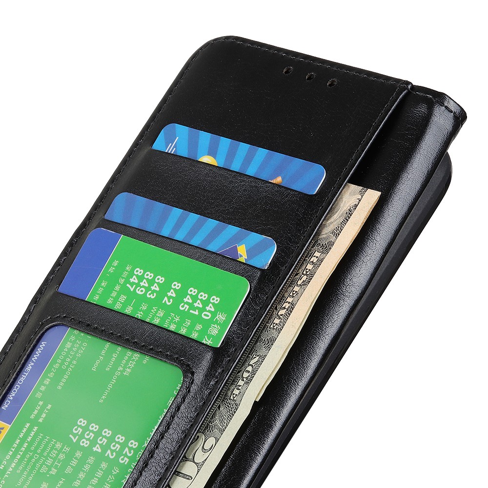  Xiaomi 17T Pro Fodral Crazy Horse Läder Svart